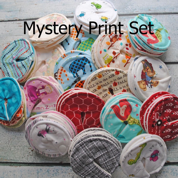 Mystery Print Set of 6, 12, 18 or 24 G-Tube Covers | Button Covers | Feeding Tube Pads | GJ Pads | Mic-key Button | Mini Button | Peg