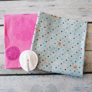 Shabby Chic -- Set of 4 G-Tube Pads | G-Tube Covers | Button Covers | Feeding Tube Pads | GJ Pads, Mic-key Button, Mini Button, PEG