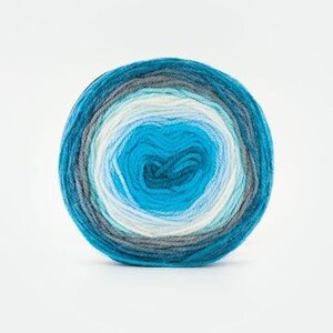 Baby yarn, Cicibebe cake 112 a super soft yarn cake, self striping, 100g acrylic, DK Yarn cake,