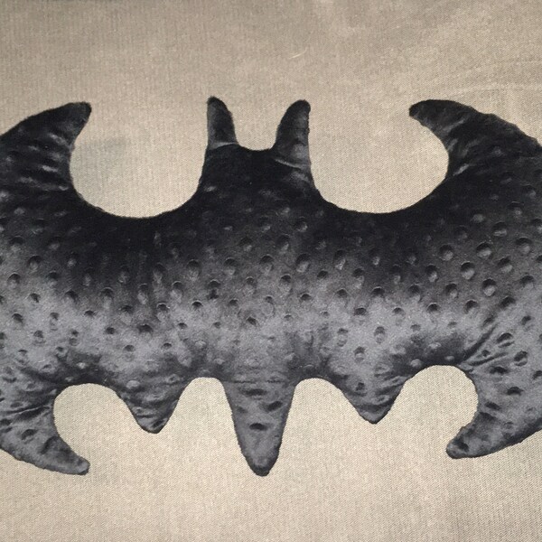 Batman Shaped Pillow, Batman Pillow, Decorative Pillow, Superhero Nursery Decor