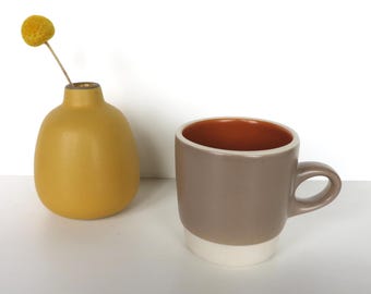 Vintage Heath Ceramics Coupe Bowls. Rare 1950's Gold/apricot Glaze