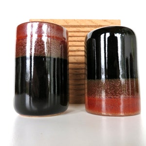 Set Of 5 Otagiri Stoneware Yunomi Tea Cups, Vintage Japanese Matcha/Green Tea Ceramic Cups image 2