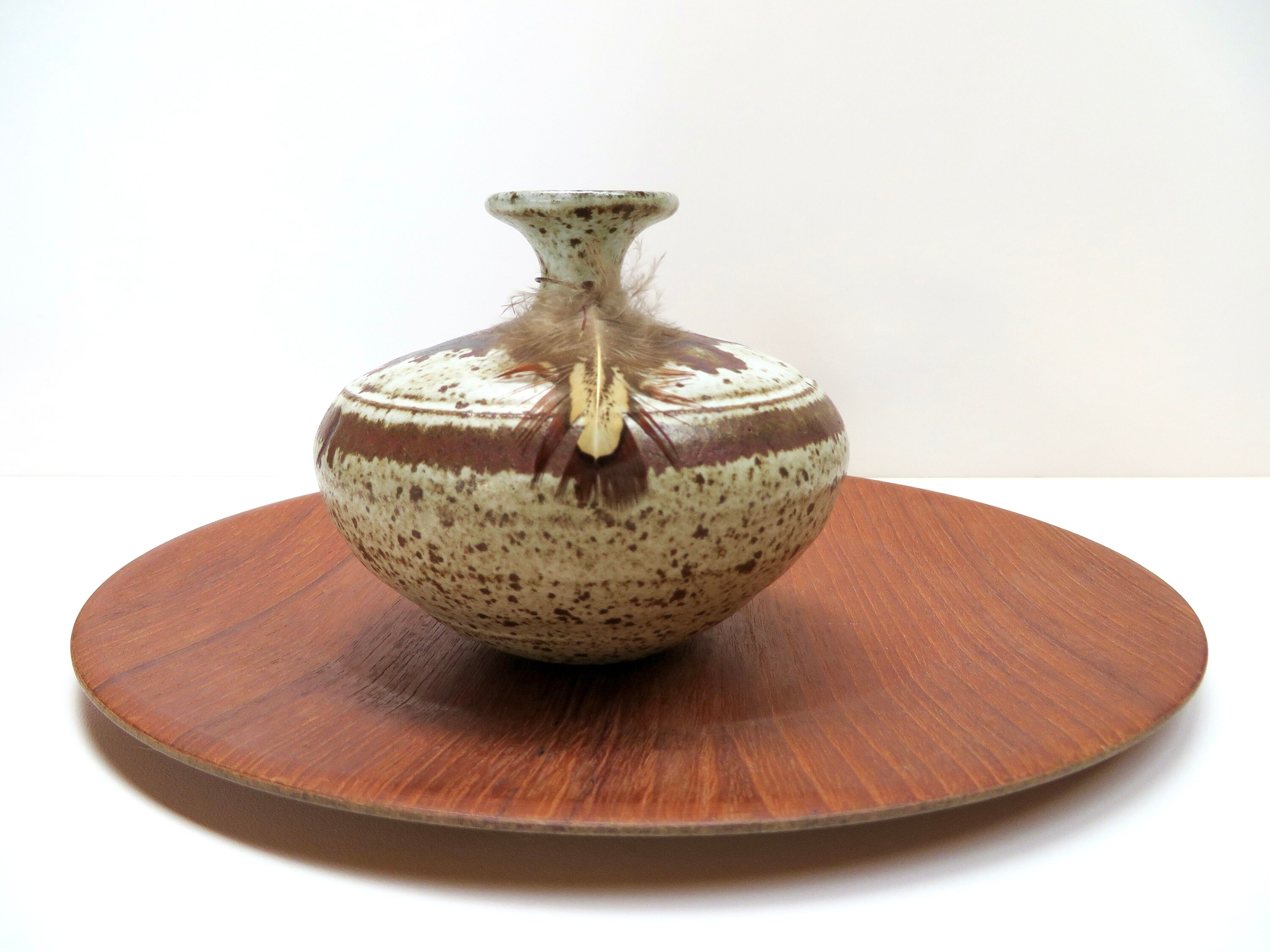 Vintage Roger Butler Feather River Weed Pot, Mid Century