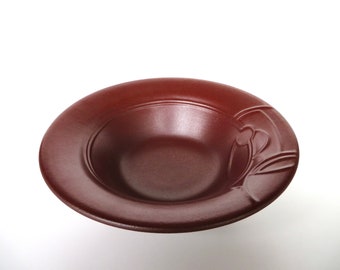 Heath Ceramics Taliesin Frank Lloyd Wright Deep Pasta Bowl By Susan Jacobsen Lockhart. 8 1/2" Redwood Heath Dish