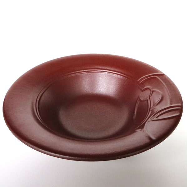 Heath Ceramics Taliesin Frank Lloyd Wright Deep Pasta Bowl By Susan Jacobsen Lockhart. 8 1/2" Redwood Heath Dish