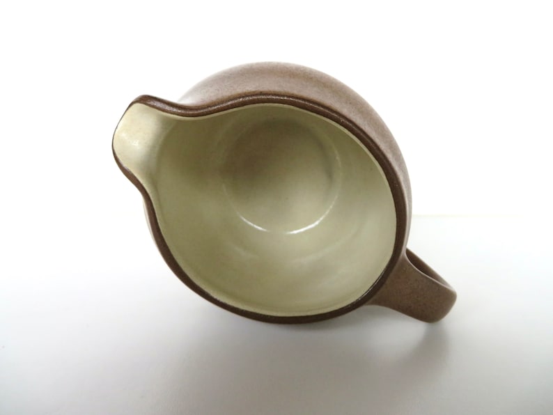 Heath Ceramics Creamer In Sandalwood, Edith Heath Small Pitcher, Modernist Dishes, Mid Century Minimalist Milk Pot image 6