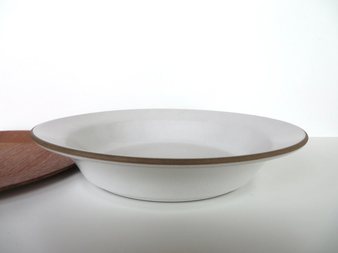 Vintage Heath Ceramics 10 1/2 Pasta Bowl in Opaque White, Edith Heath