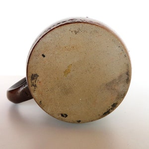 Vintage Pottery Craft USA Pitcher, Pottery Craft Stoneware Drip Glaze Water Jug image 10