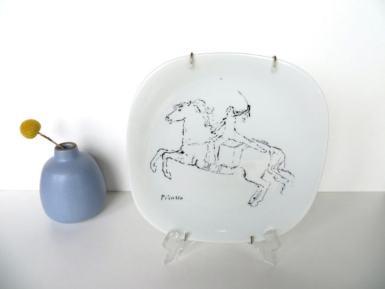 Vintage Picasso Collectors Plate, Block Langenthal Porcelain Picasso Wall Plate, Baltimore Museum of Art image 1