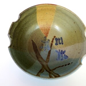 Vintage Studio Pottery Chopstick Bowl By WIliam Creitz, Northwest Oregon Pottery Soup Noodle Bowl image 4