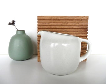 Heath Ceramics Creamer In Opaque White, Edith Heath Small Pitcher, Modernist Coffee Creamer