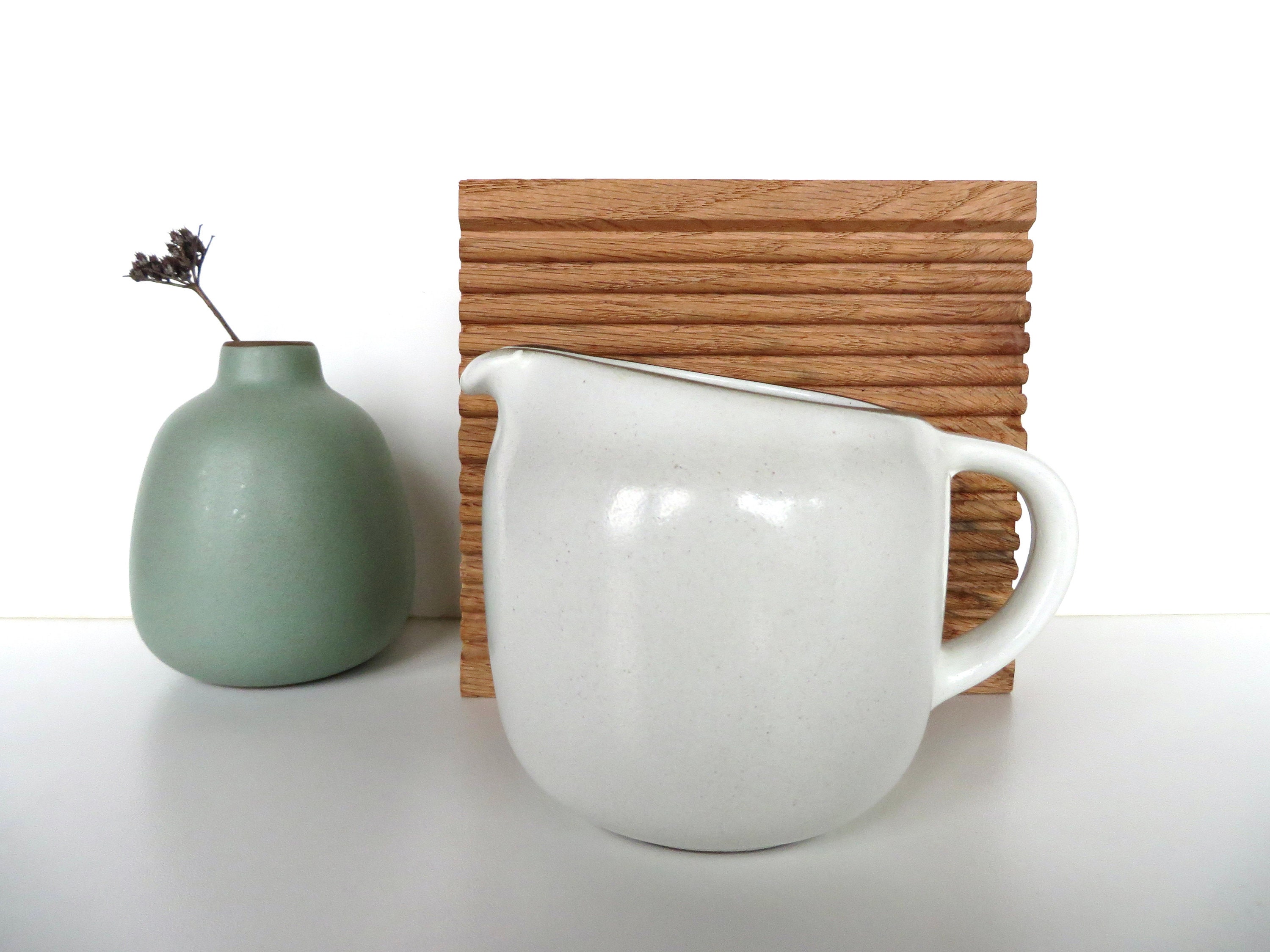 Heath Ceramics Creamer in Opaque White, Edith Heath Small Pitcher