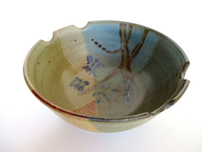 Vintage Studio Pottery Chopstick Bowl By WIliam Creitz, Northwest Oregon Pottery Soup Noodle Bowl image 1