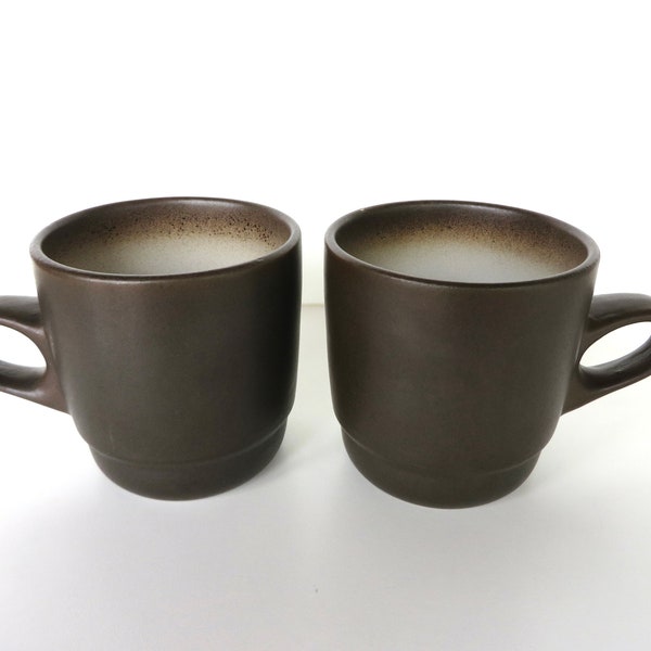 Vintage Heath Ceramics Mug In Beachstone, Edith Heath Ceramics, Rim Line Stacking Coffee Cup