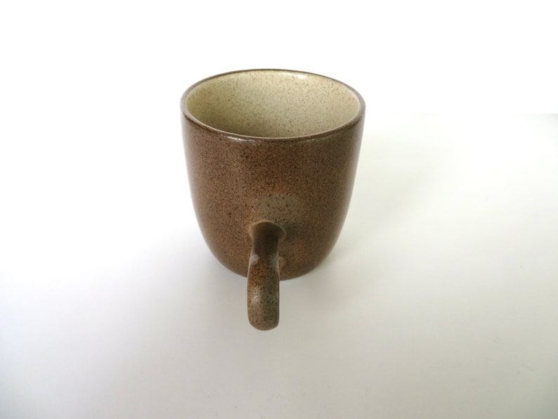 Vintage Heath Ceramics Studio Mug in Sandalwood, Edith Heath Low Handle Coffee Cup, Modernist Ceramics From Saulsalito image 8