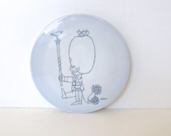 Bing and Grondahl Danish Modern Plate, Antoni Soldier Design, B&G Collectible