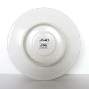 Vintage Sasaki Colorstone Cup and Saucer In Matte White, Massimo Vignelli Post Modern Cup And Saucer image 2