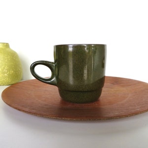 Single Heath Ceramics Mug In Sea and Sand, Vintage Edith Heath Ceramics, Rim Line Stacking Coffee Cup Multiples Available image 2