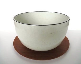 Vintage Birka 8 1/2" Large Serving Bowl Designed by Stig Lindberg For Gustavsberg Sweden