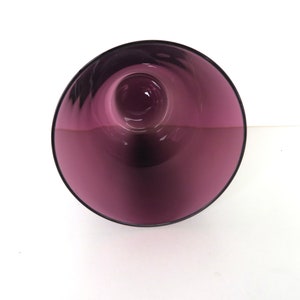 Vintage Kaj Franck Kartio Kimara Thin Wall Glass In Amethyst For Iittala, Jewletone Scandinavian Glass Barware image 2