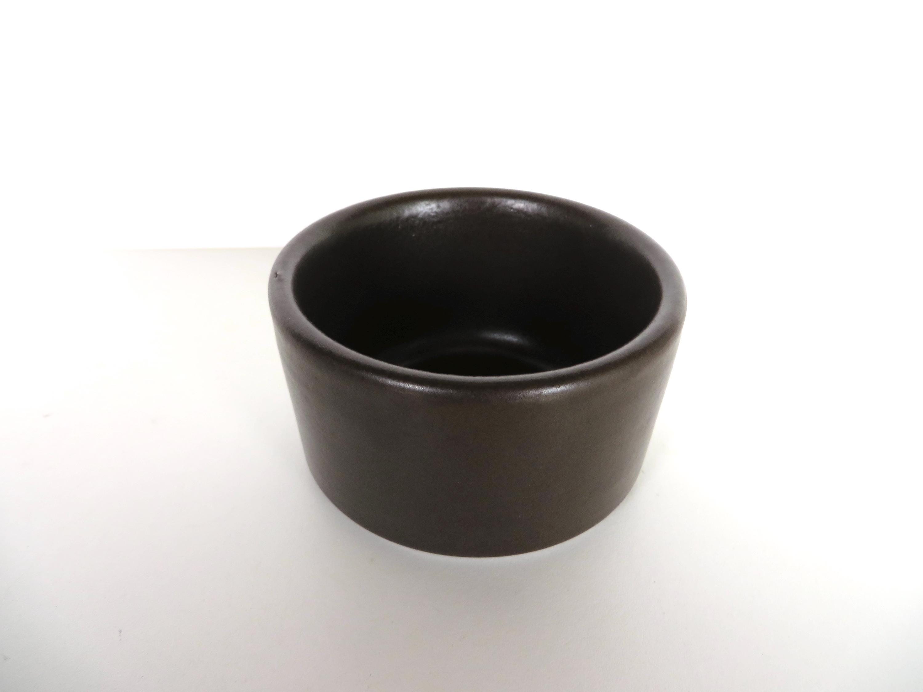 ヒースセラミックス Plaza / Ramekin Heath Ceramics Plaza Line Ramekin in Dark Brown - Etsy