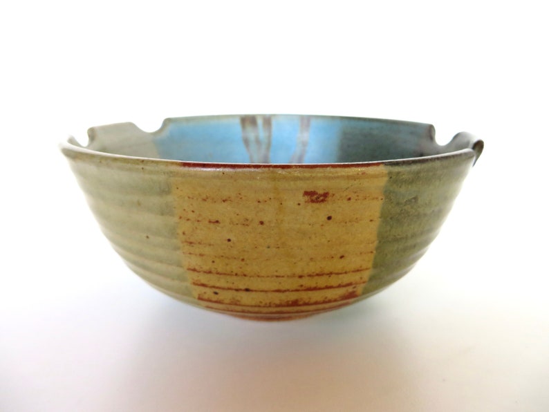 Vintage Studio Pottery Chopstick Bowl By WIliam Creitz, Northwest Oregon Pottery Soup Noodle Bowl image 5