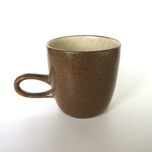 Vintage Heath Ceramics Studio Mug in Sandalwood, Edith Heath Low Handle Coffee Cup, Modernist Ceramics From Saulsalito image 7