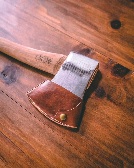 Handmade Leather Axe sheath for the Arvika 5Star racing Axe Etsy