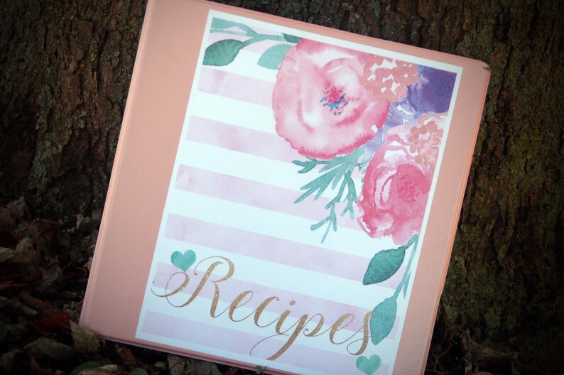 Printable Recipe Book With Recipe Cards and Divider Cards Etsy