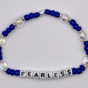 Custom Word Bracelet - Fearless - Personalized Bracelet