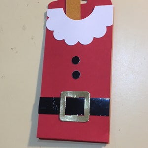 Santa belt buckle 20 paper buckles 1 Embellishments gold or silver or black Christmas crafts cards scrapbooking free ship cards