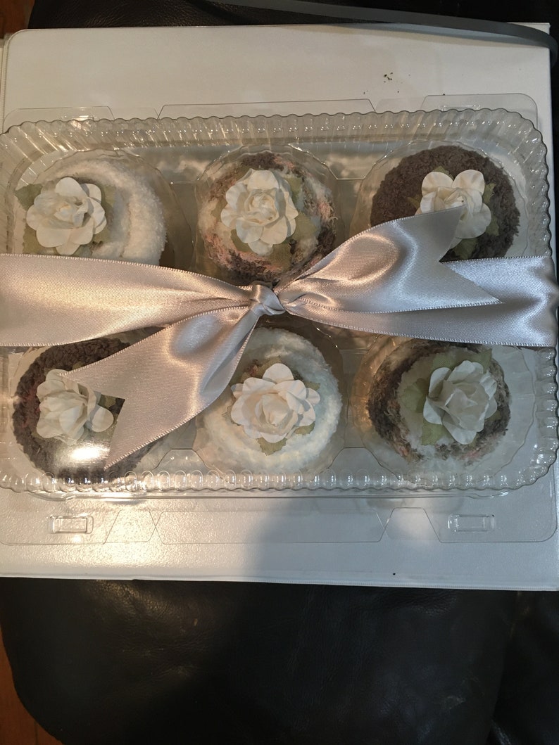 Fuzzy Socks Gift Basket Handcrafted Into Fluffy Cupcakes Etsy