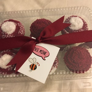 Christmas socks gift, Fluffy, Holiday red / white women’s cupcake socks, warm, get well gift, cozy cupcake socks, handcrafted free ship