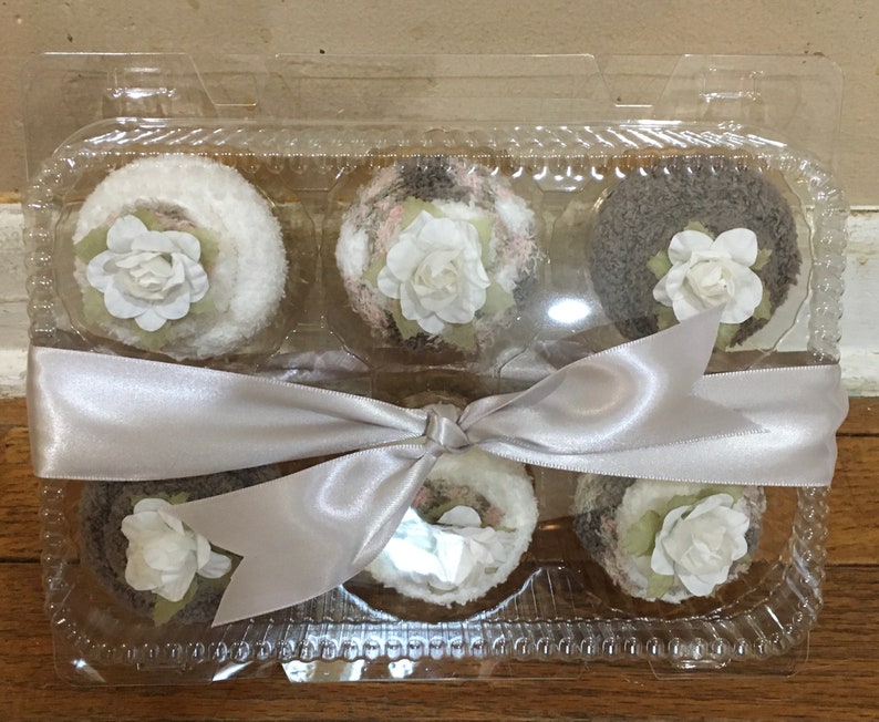 Fuzzy Socks Gift Basket Handcrafted Into Fluffy Cupcakes Etsy