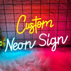 Custom Neon Sign,Outdoor Neon Sign Custom,Handmade Led Neon Sign,Personalized Name Sign,Aesthetic Neon Signs For Wall Decor,LED Home Decor