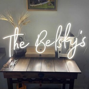 Placa de LED com texto personalizado, luz neon com nome, placa estética neon personalizada, placa neon de LED para decoração de parede, placas neon estéticas para decoração de parede