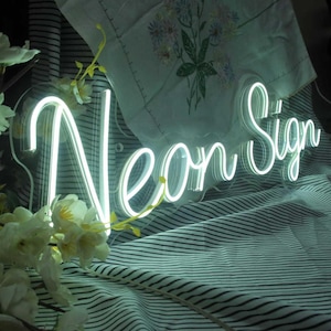 Letrero de neón con nombre personalizado, pedido instantáneo de letrero de neón personalizado, letrero acrílico LED, letrero con nombre personalizado, luz de neón LED, letrero con apellido personalizado, decoración del hogar
