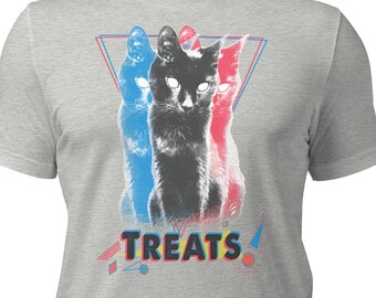 Treatmaster - Unisex cotton t-shirt | cat shirt - treats!