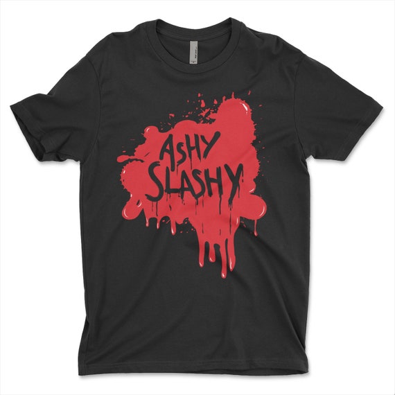 T-shirt Homme Evil Dead Ashy Slashy - Motif Fan - Rouge - Taille L - 100% Coton - Lavable 30°C