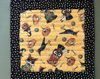 Gift for Her,Quilt Set of 6 Placemats Steampunk Placemat Mother/'s Day Gift Placemats Patchwork Quilt Housewarming Gift Farmhouse Deco