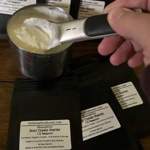 Traditional Sour Cream Culture – Mesophilic & Room Temperature – Dehydrated