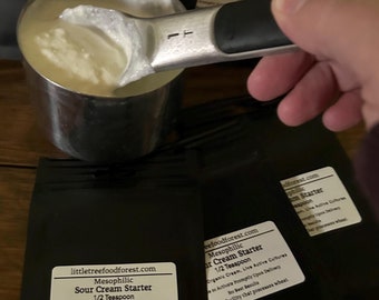 Traditional Sour Cream Culture – Mesophilic & Room Temperature – Dehydrated, Fast Shipping Available