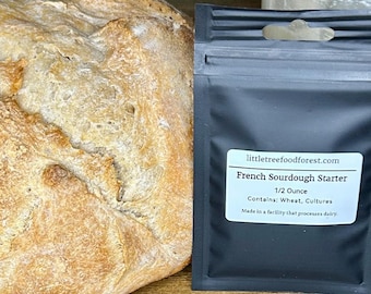 Parisian Heirloom Sourdough Starter | 235+ Year-Old French Culture | Dehydrated Artisan Bread Starter, Fast Shipping Available
