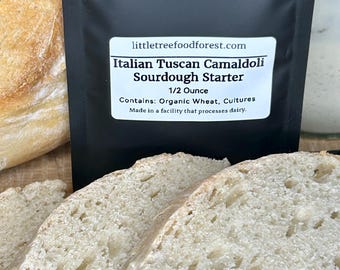 Camaldoli Monastery Italian Sourdough Starter | Up to 1,000-Year-Old Tuscan Heirloom | Dehydrated for Rustic Baking, Fast Shipping Available