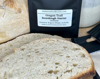 Oregon Trail Sourdough Starter | 150+ Year-Old Pioneer Heirloom | Dehydrated Wild Yeast for Rustic Baking, Fast Shipping Available