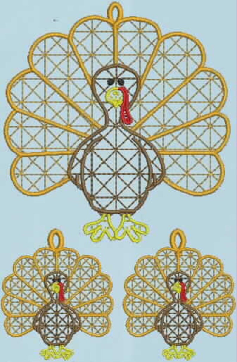 FSL Thanksgiving Machine Embroidery Designs Etsy