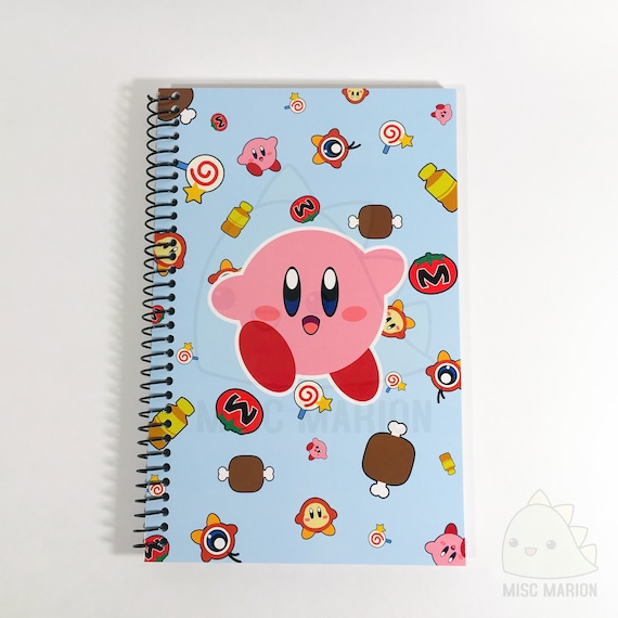 Kirby Notebook 70 Pages 8.5x11 Etsy