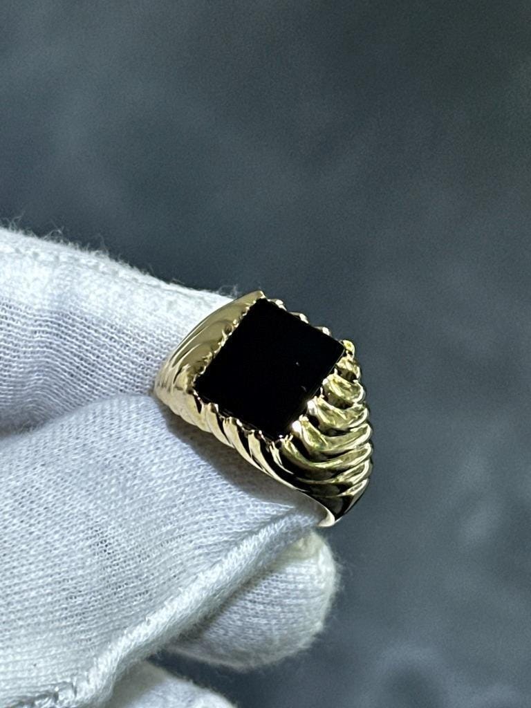 XOLO Onyx ring 14号 XOLO XOLO JEWELRY / ショロ ジュエリー