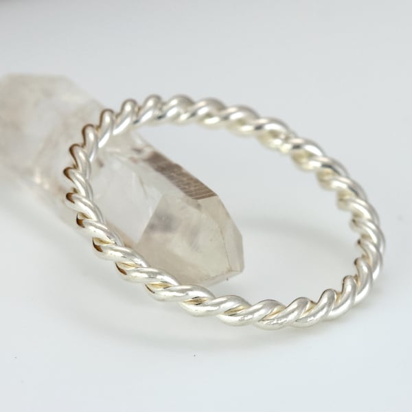 Rope Ring - Sterling Silver - Gold-filled - Stacker Ring - Midi Ring - Twisted Ring - Toe Ring - Braided Ring - Handmade in Austin, TX