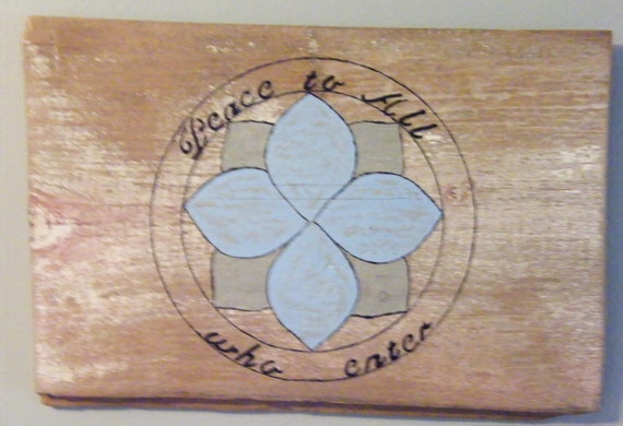 Barn Wood Art Shiplap Sign Garden Rustic Primitive Image 0
